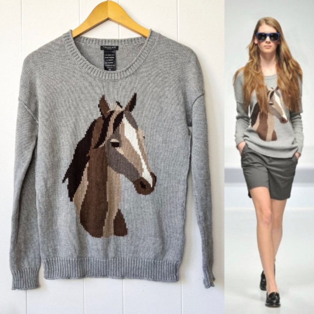 Aritzia Talula Zev Horse Sweater